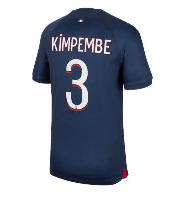 Paris Saint-Germain Presnel Kimpembe #3 Replica Home Stadium Shirt 2023-24 Short Sleeve